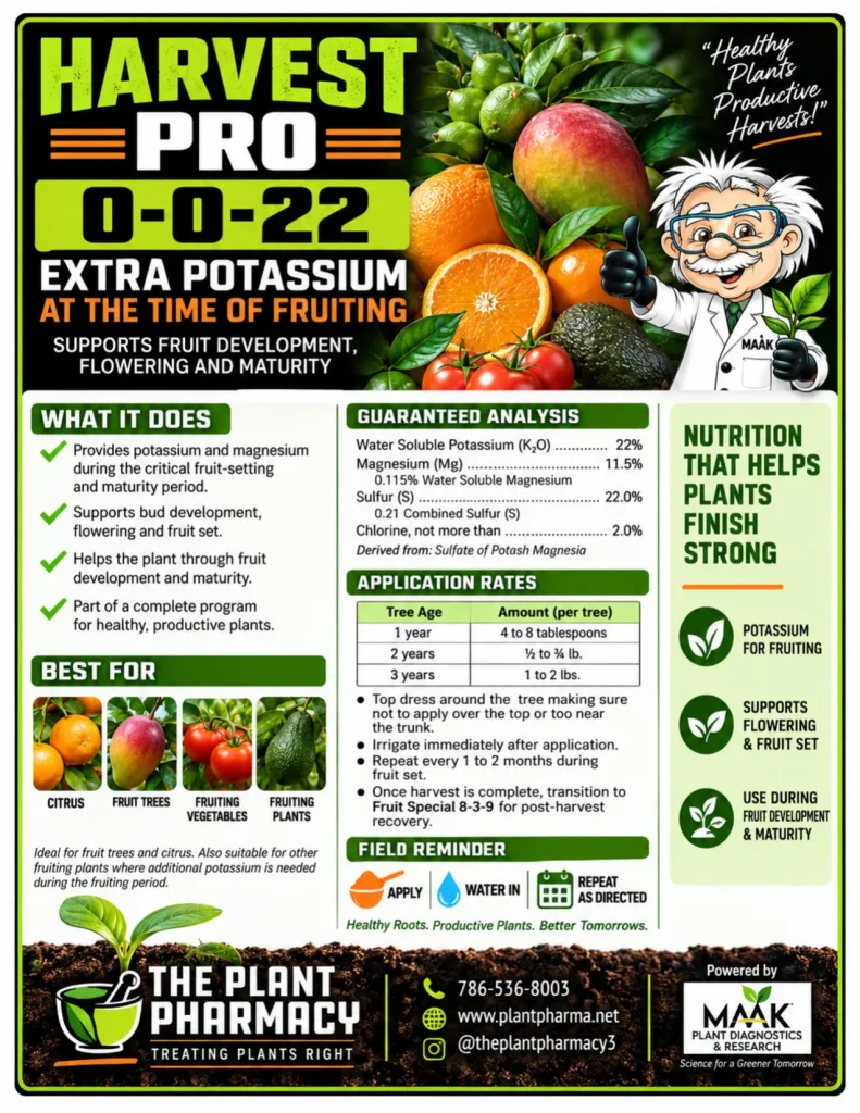 Harvest Pro 0-0-22
